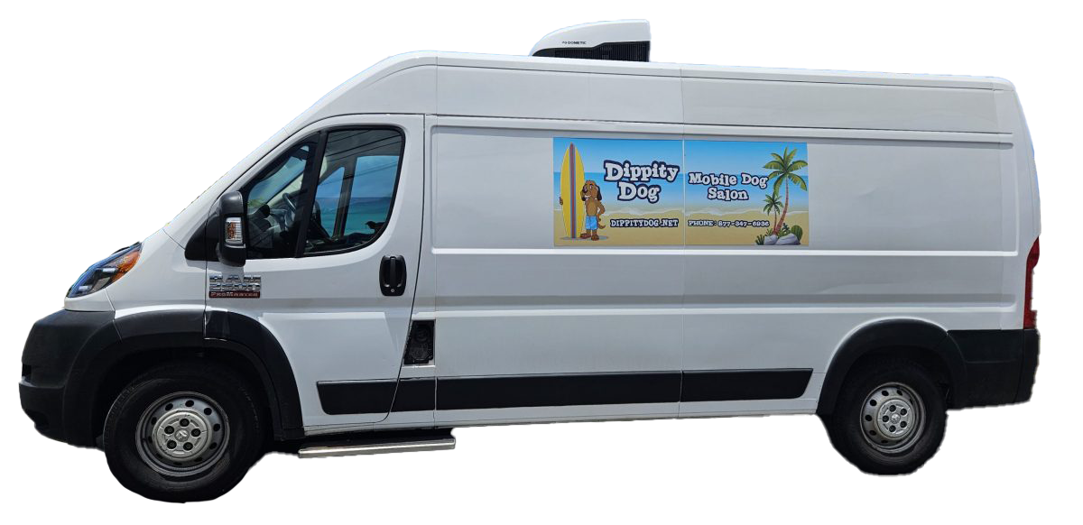 van-no-background Dippity Dog - Mobile Dog Salon Van
